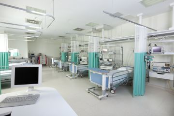 Hospital beds panoramic.
