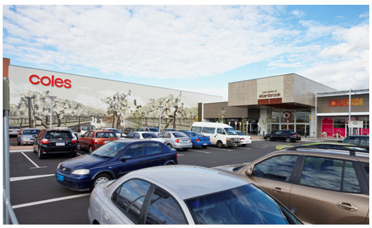 the shops at Ellenbrook carpark